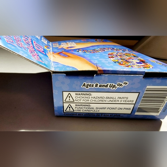 Kids safety Pin bracelet kit diy colorful pins and beads - Picture 6 of 7